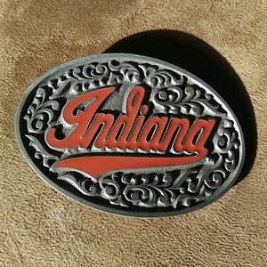 Indiana University Hoosiers Enamel Belt Buckle